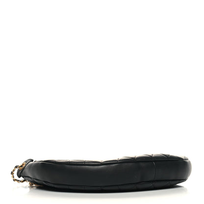 Chanel Lambskin Quilted All About Chains Hobo Black 4 of 10