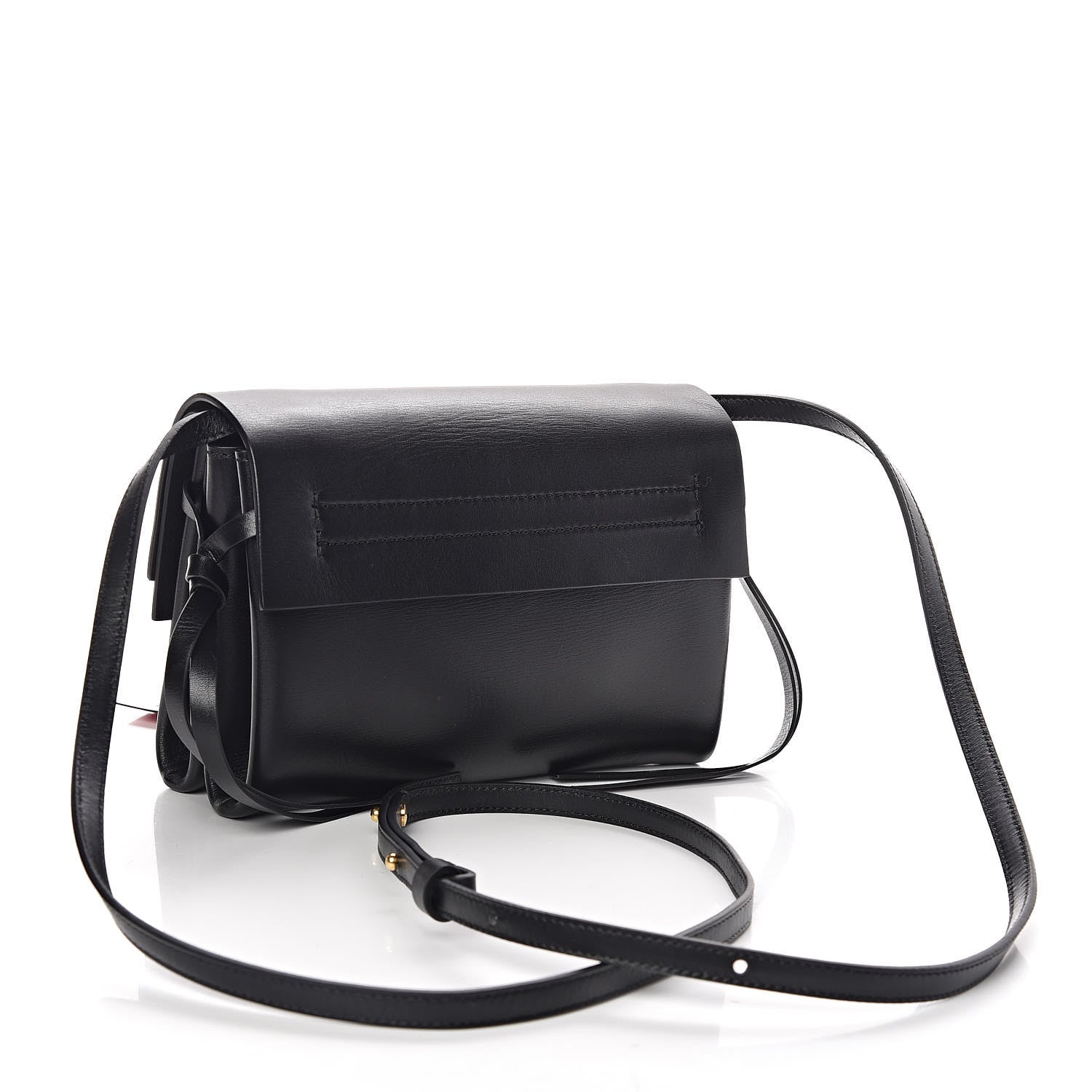 Valentino Garavani Calfskin Medium Vring Shoulder Bag Black 3 of 9