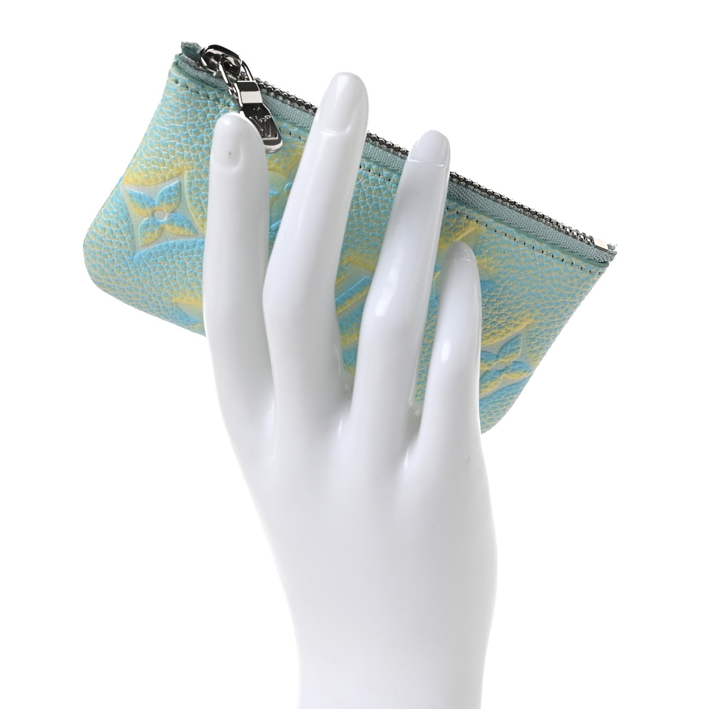 Empreinte Monogram Summer Stardust Key Pouch Water Green