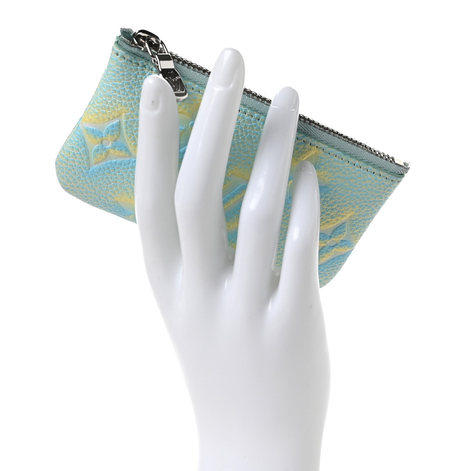 Louis Vuitton Empreinte Monogram Summer Stardust Key Pouch Water Green 2 of 7