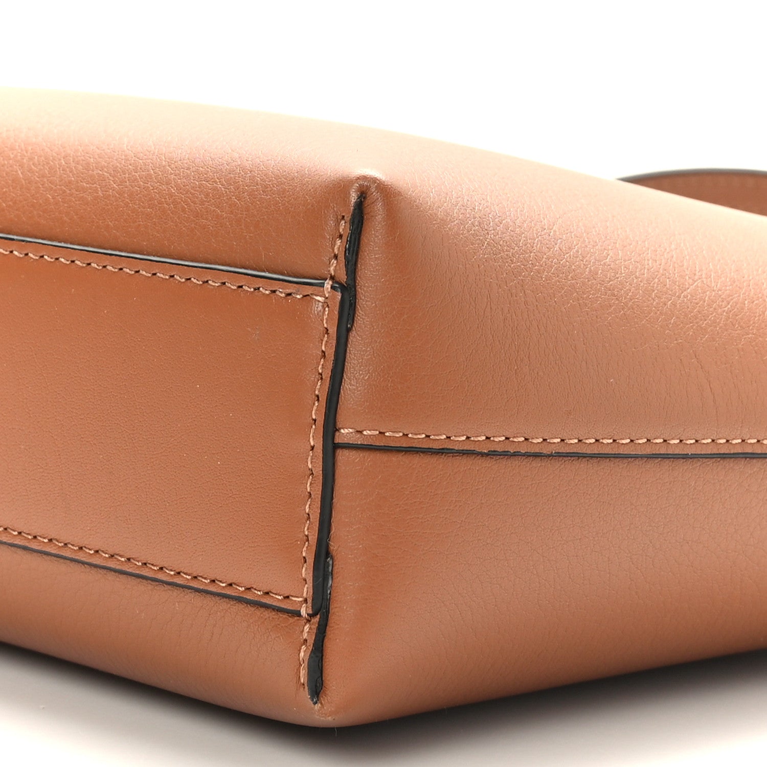 Loewe Smooth Calfskin Mini Anagram Tote Tan 8 of 8