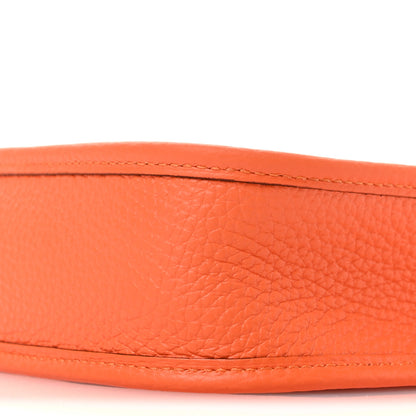 Hermes Taurillon Clemence Evelyne TPM Orange 10 of 11