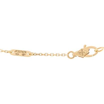 Van Cleef & Arpels 18K Yellow Gold Mother of Pearl Sweet Alhambra Pendant Necklace 4 of 5