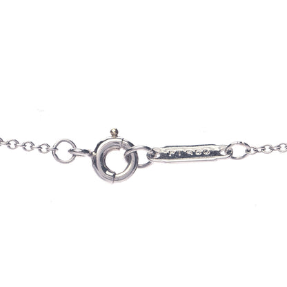 Tiffany Platinum Diamond .10ctw Flower Pendant Necklace 5 of 6