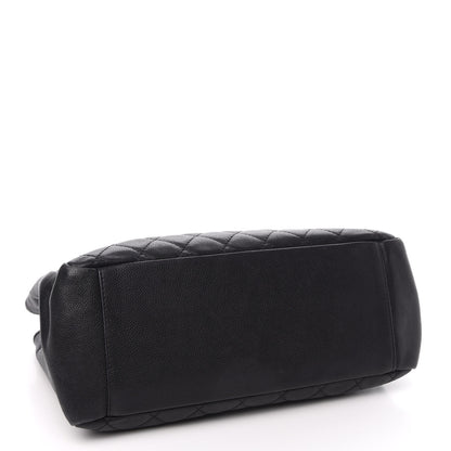 Chanel Caviar Quilted Grand Shopping Tote GST Black 4 of 13
