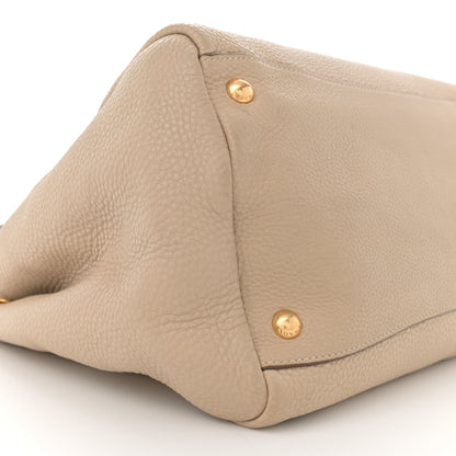 Prada Vitello Daino Tote Sabbia 9 of 14