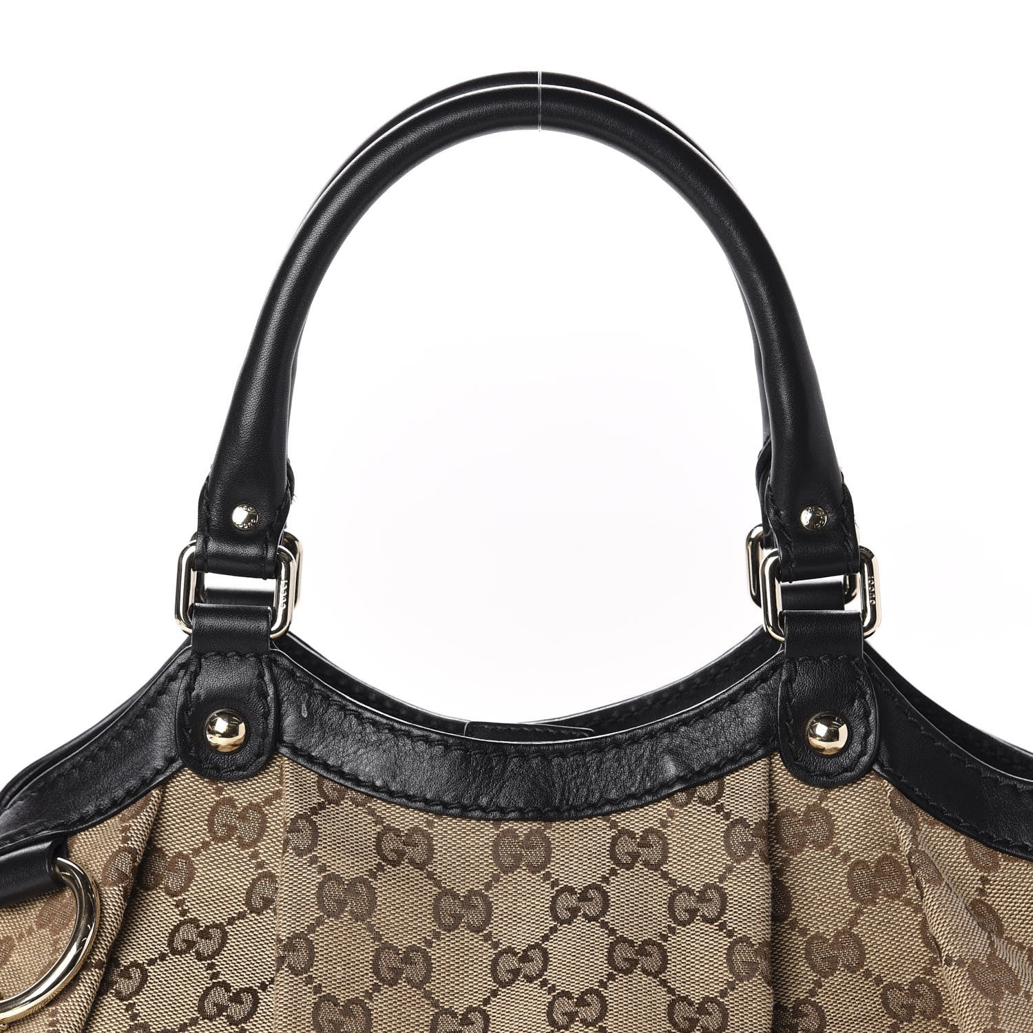 Gucci Monogram Medium Sukey Tote Black 10 of 10