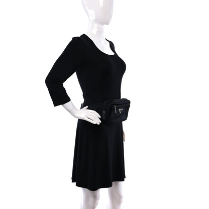 Prada Re-Nylon Saffiano Belt Bag Black 3 of 12