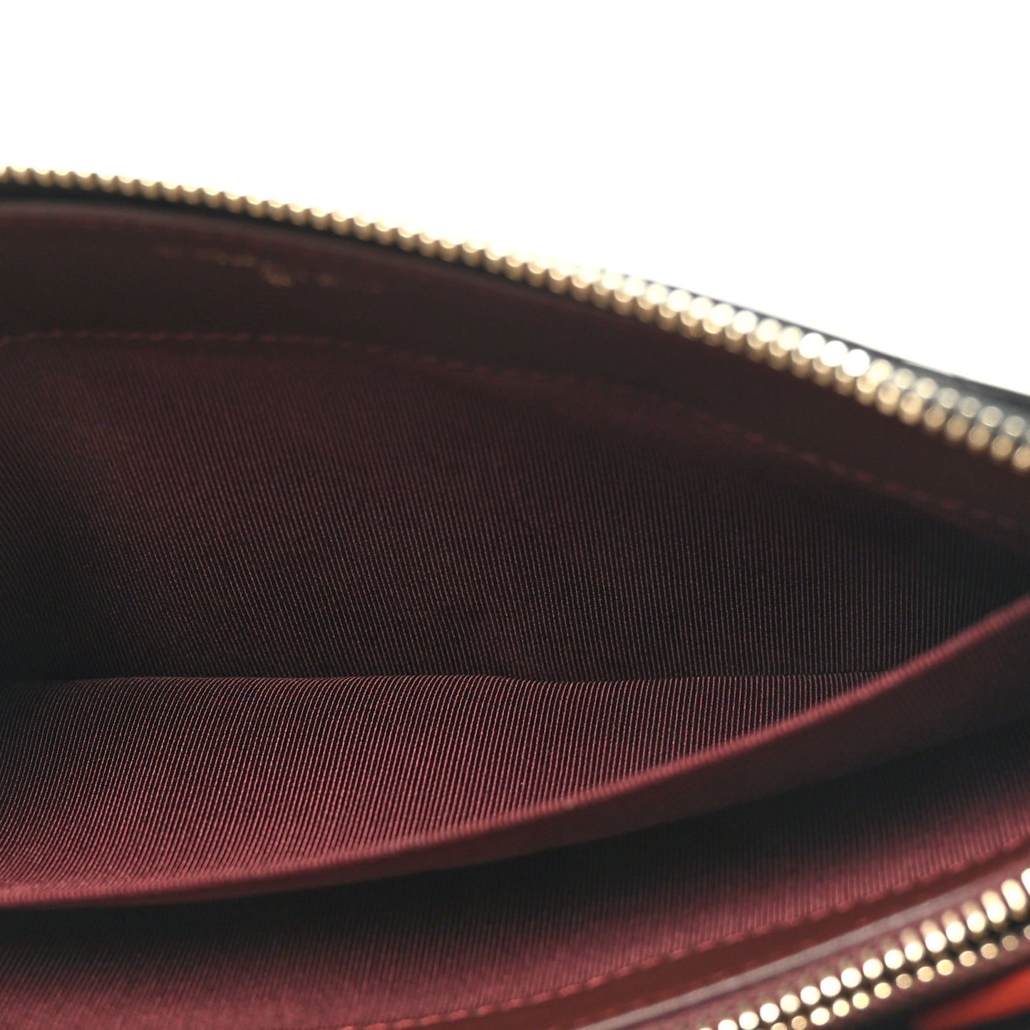 Lambskin Quilted Large Zipped Clutch Black