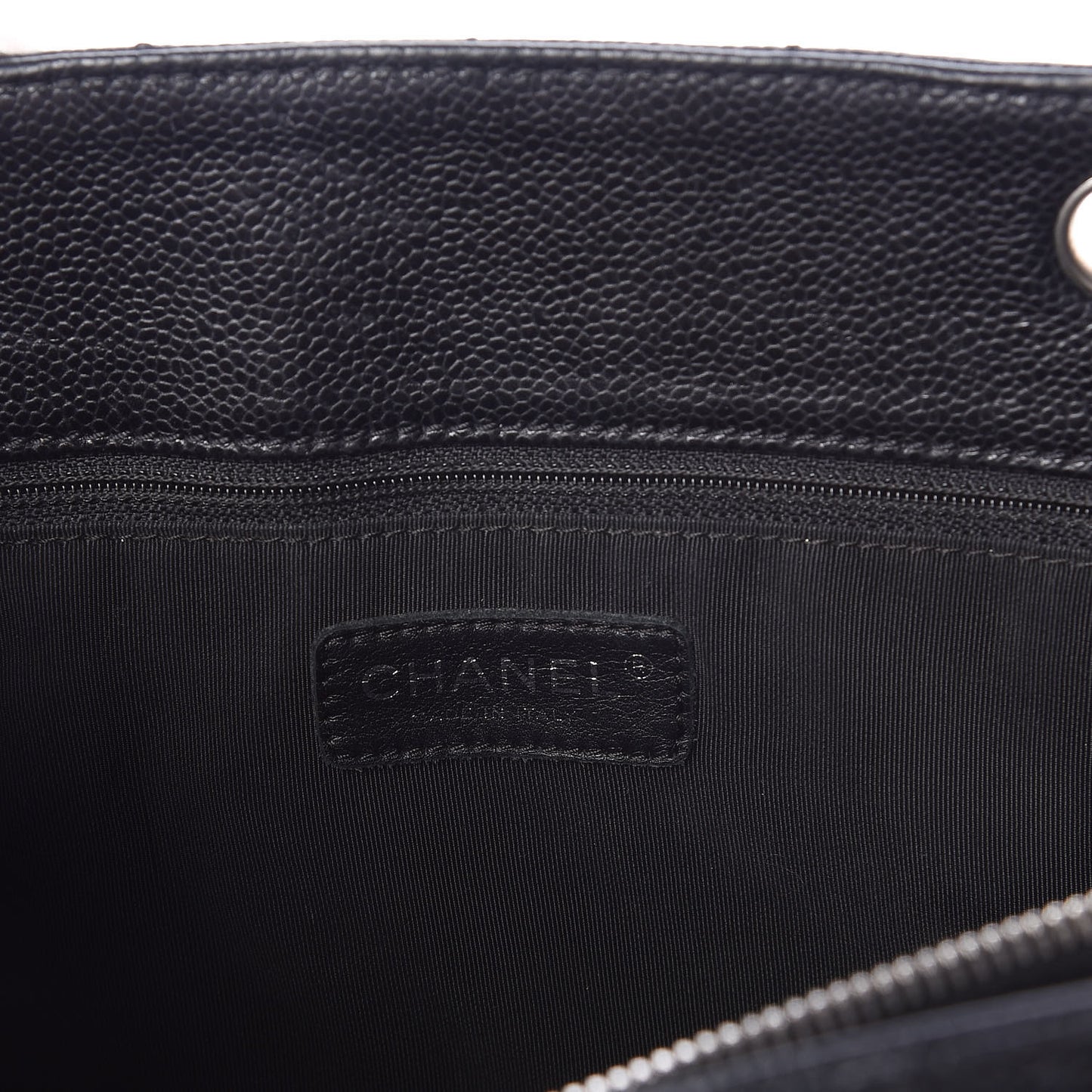 Caviar Quilted Grand Shopping Tote GST Black