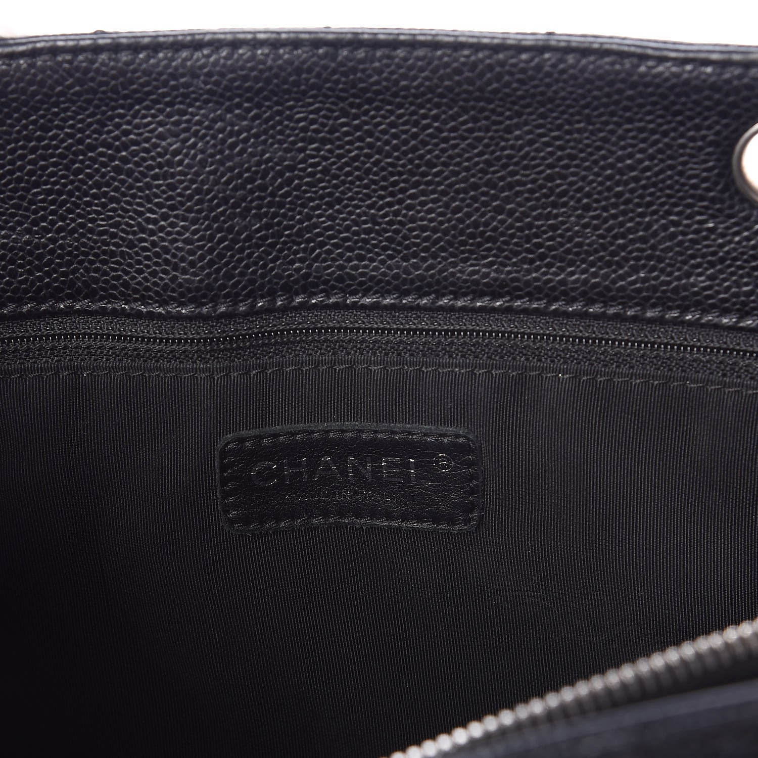 Chanel Caviar Quilted Grand Shopping Tote GST Black 6 of 11