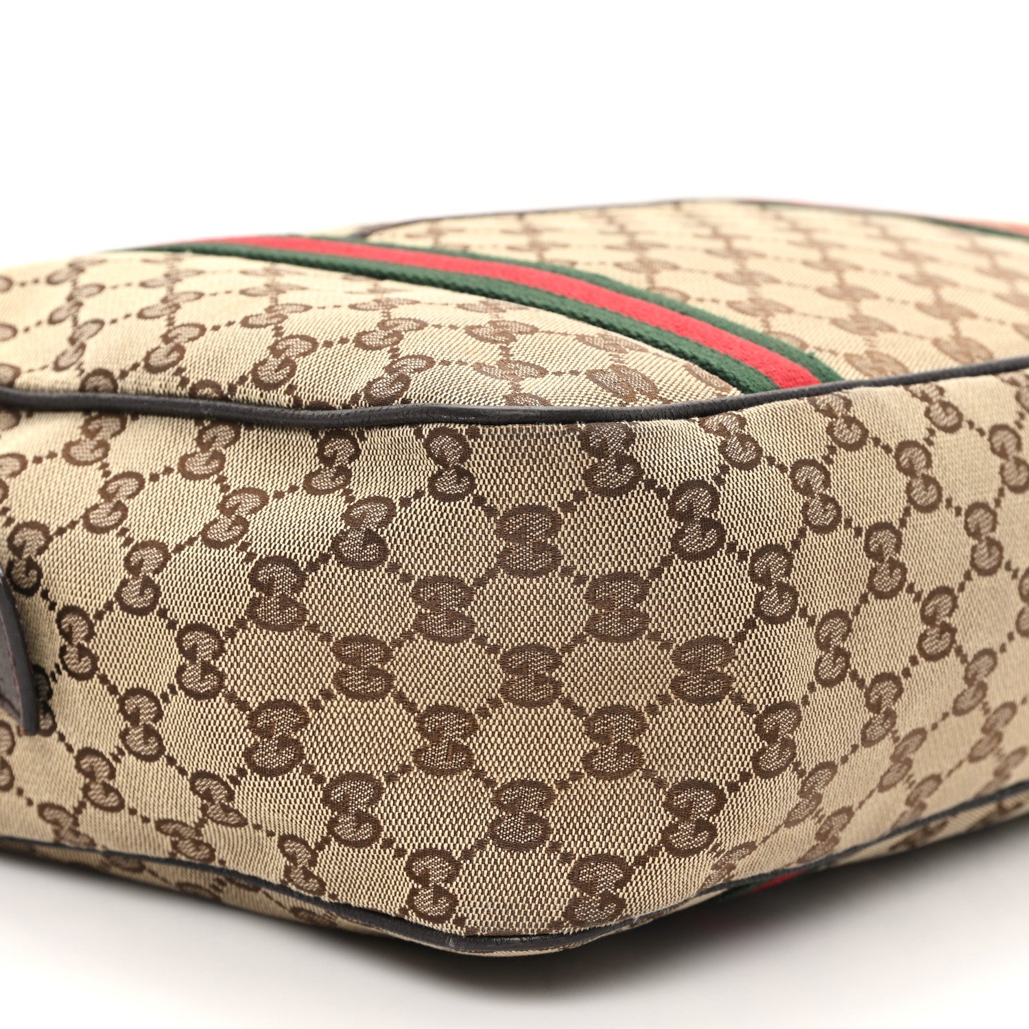Gucci Monogram Web Carry On Tote Dark Brown 9 of 12
