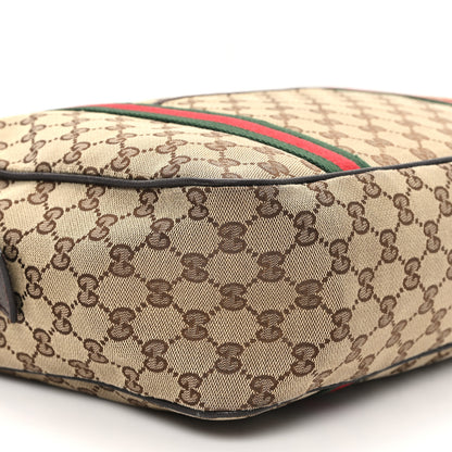 Gucci Monogram Web Carry On Tote Dark Brown 9 of 12