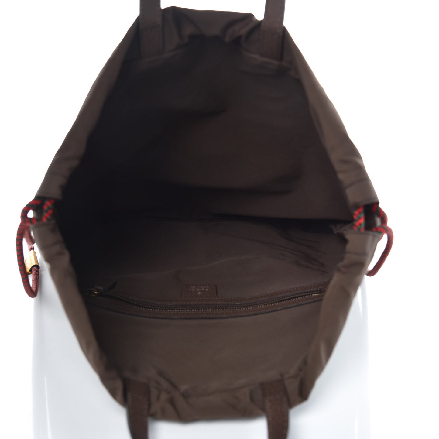GG Supreme Monogram Neo Vintage Drawstring Backpack Beige New Acero Crop