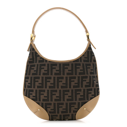 Fendi Zucca Shoulder Bag Tobacco Beige 1 of 10