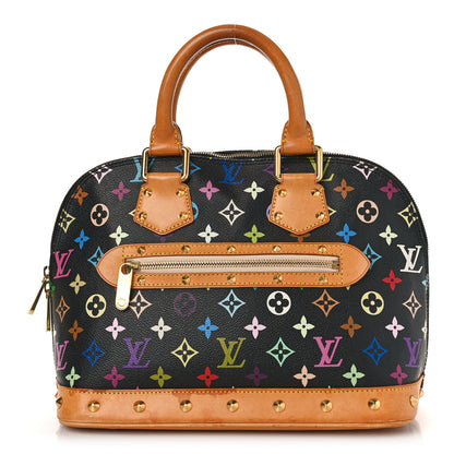 Louis Vuitton Monogram Multicolor Alma Black 1 of 10