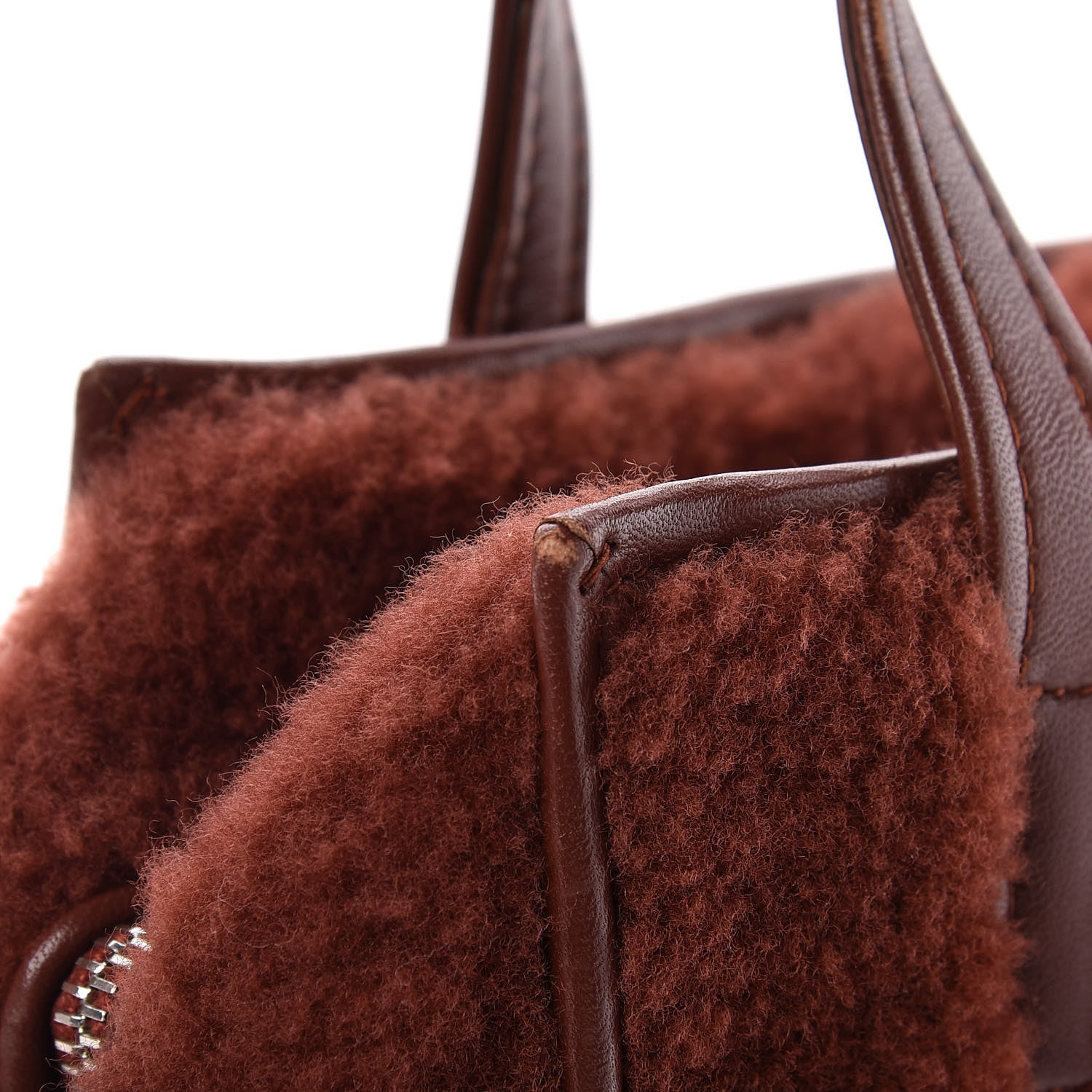 Balenciaga Shearling XS Bazar Shopper Tote 18 of 19