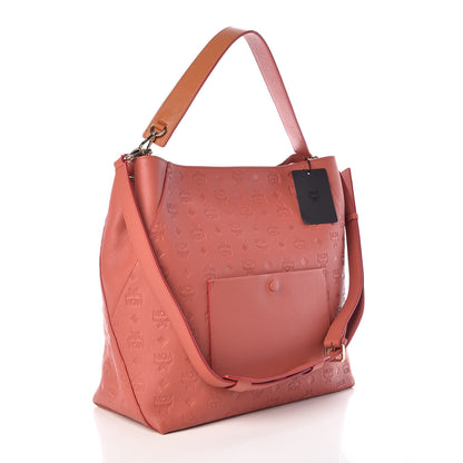 MCM Calfskin Ottomar Large Klara Hobo Cocoa 4 of 9