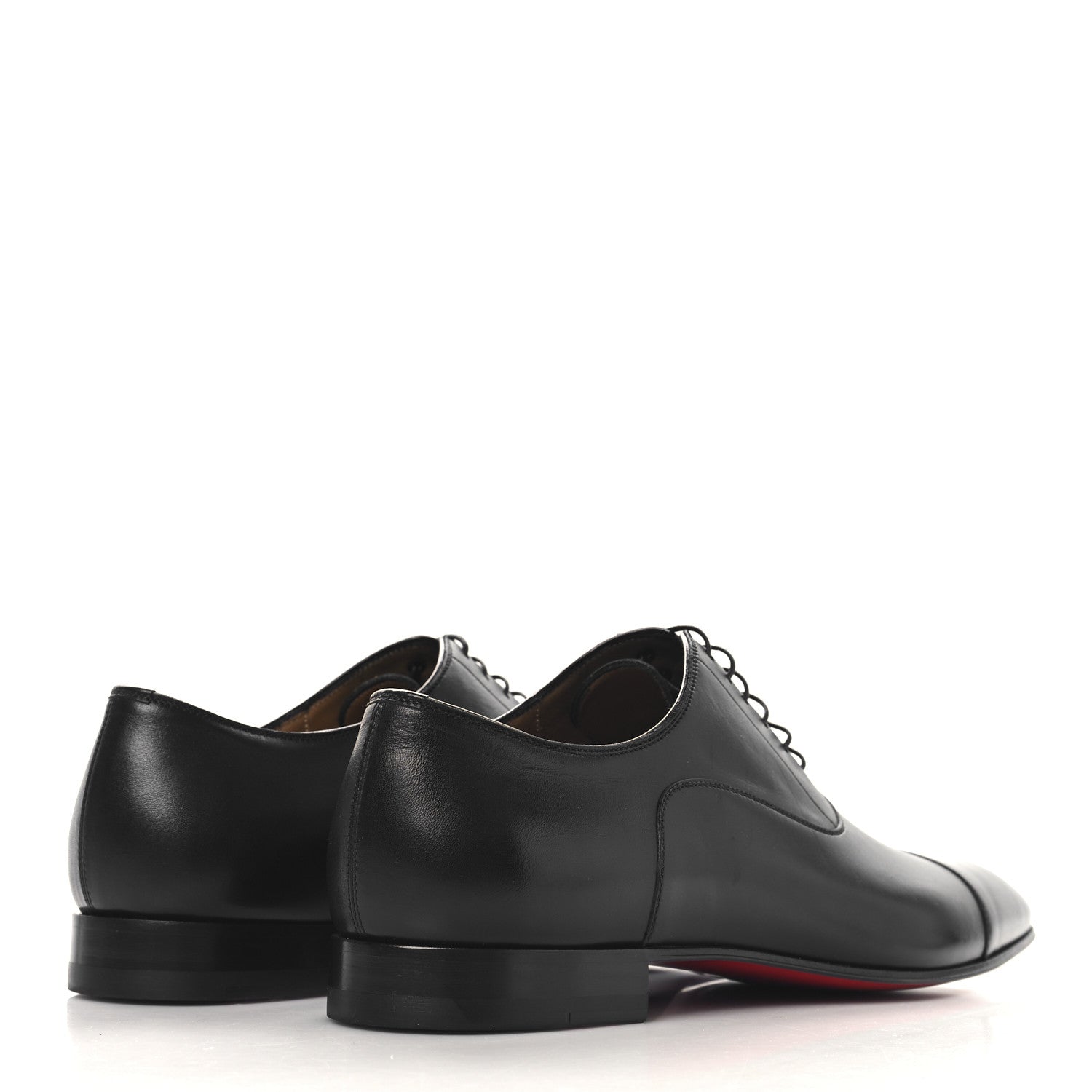 Christian Louboutin Calfskin Mens Greggo Flat Oxfords 42 Black 5 of 9