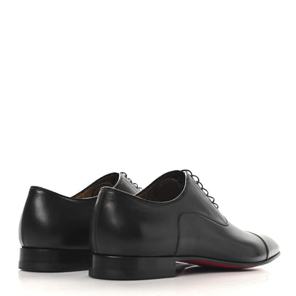 Christian Louboutin Calfskin Mens Greggo Flat Oxfords 42 Black 5 of 9
