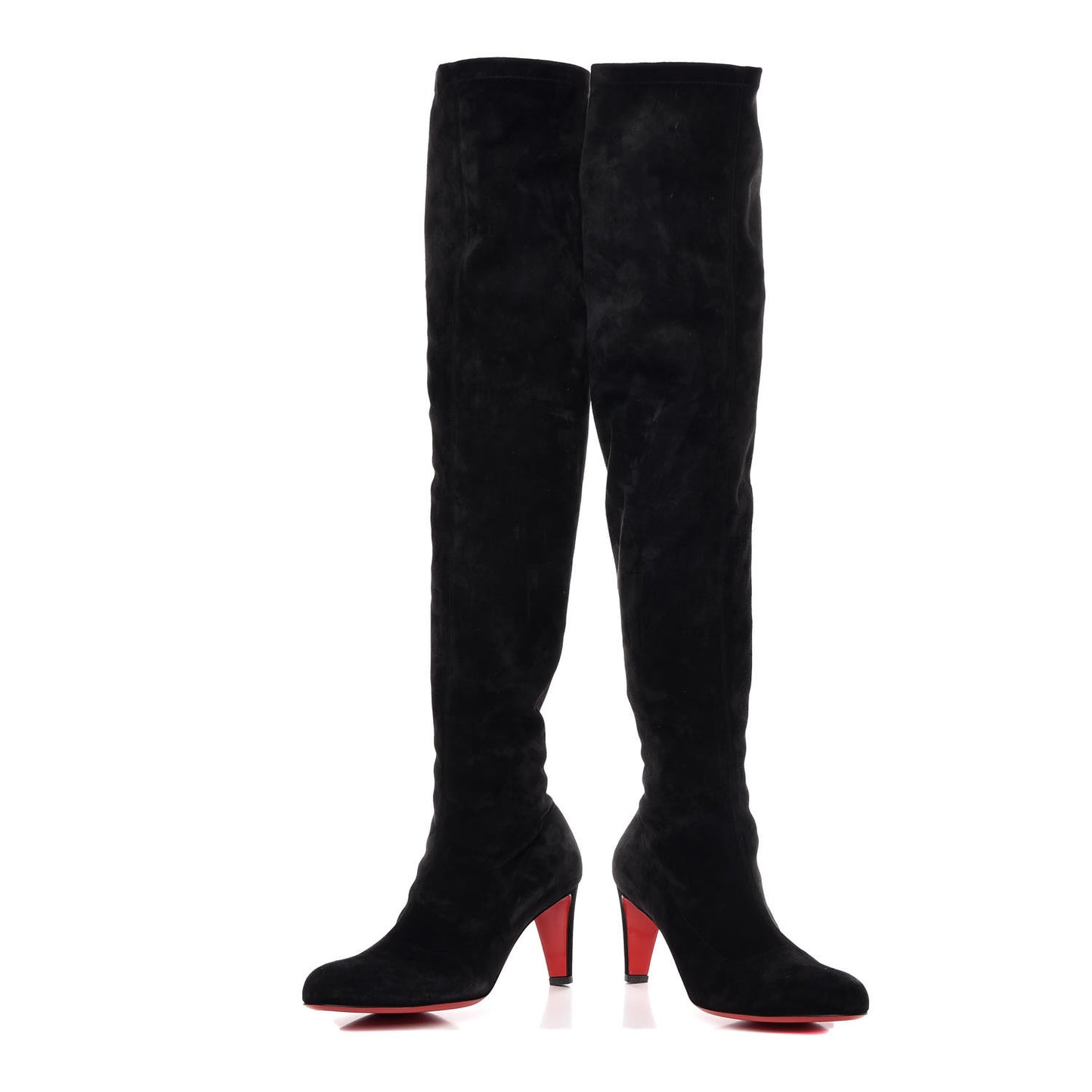 Veau Velours Alta Top 70 Over The Knee Boots 40.5 Black