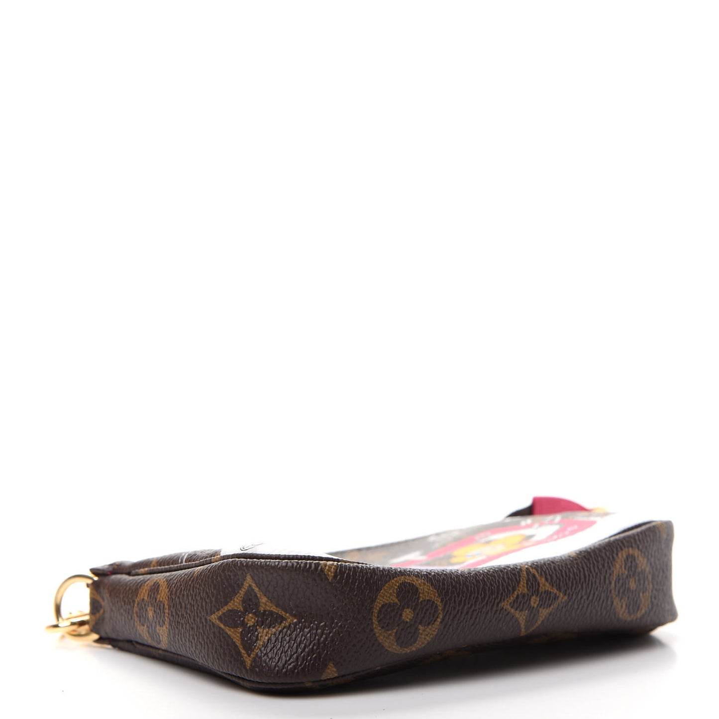 Monogram 2019 Christmas Animation Mini Courchevel Pochette Accessories Fuchsia