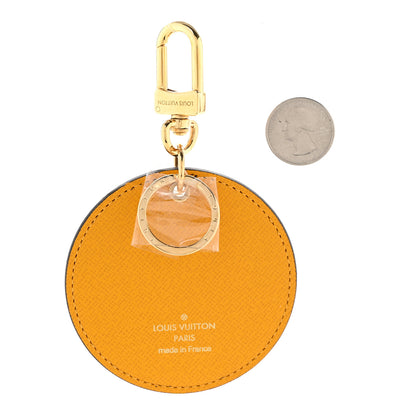 Louis Vuitton Monogram 2022 Christmas Animation New York Soho Bag Charm Key Ring Yellow 2 of 3