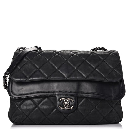 Chanel Iridescent Calfskin Jumbo In the Mix Double Flap Black 1 of 7