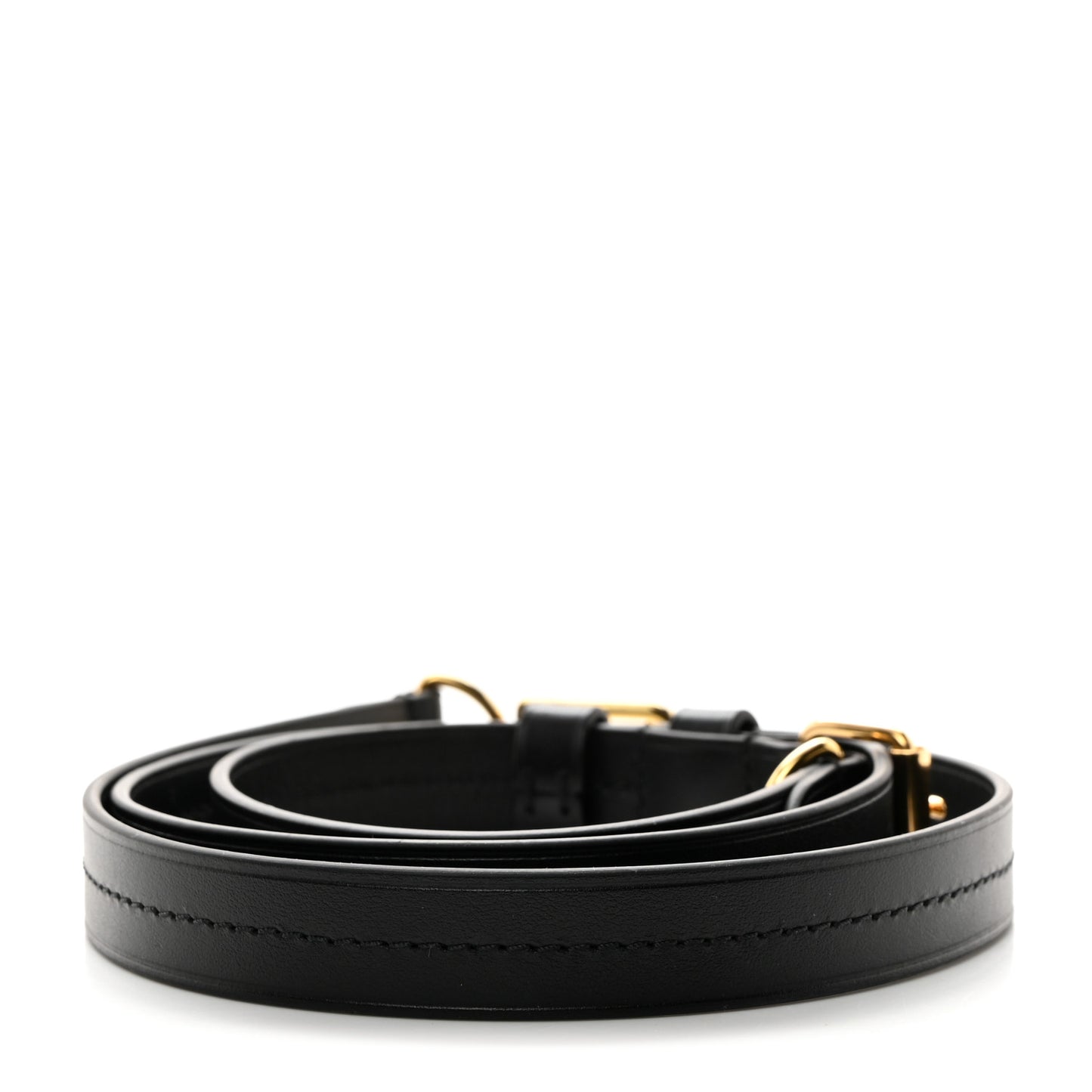 Calfskin Odeon MM Adjustable Shoulder Strap Black