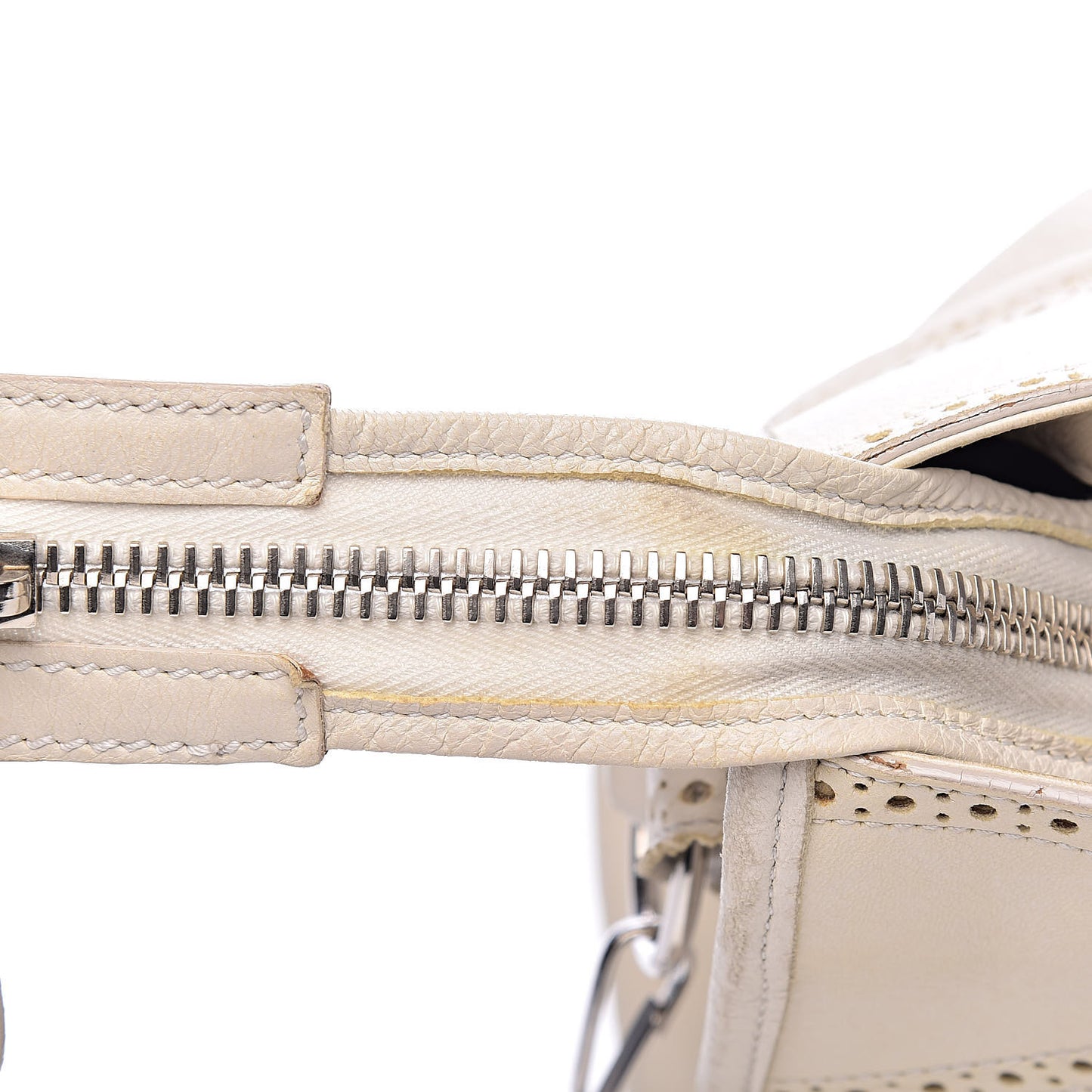 Agneau Giant Brogues Hardware City White Light
