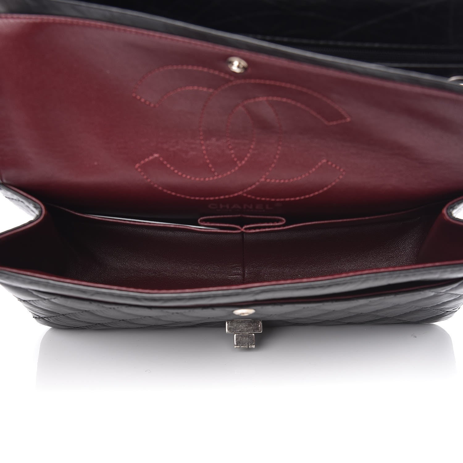 Chanel Aged Calfskin Quilted 2.55 Reissue 226 Flap Black 5 of 10