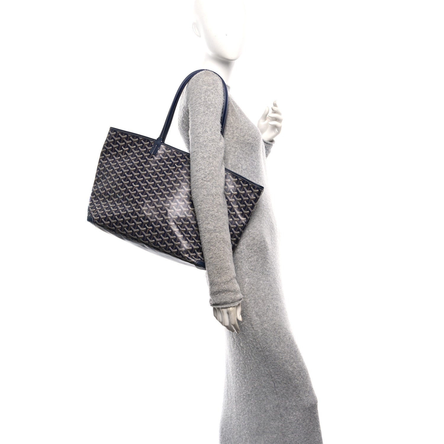 Goyard Goyardine Artois MM Navy 3 of 10