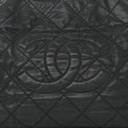 Chanel Iridescent Calfskin Stitched CC Shopping Tote Black 8 of 15