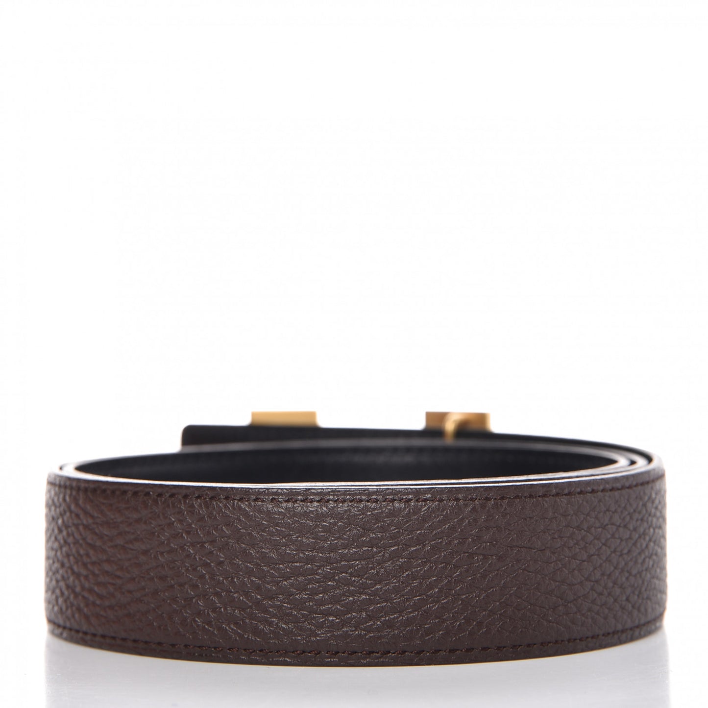 Box Togo 32mm Martelee H Belt 85 Black Chocolate