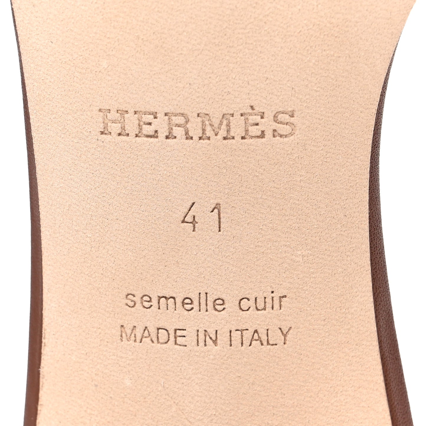 Calfskin Oasis Sandals 41 Gold