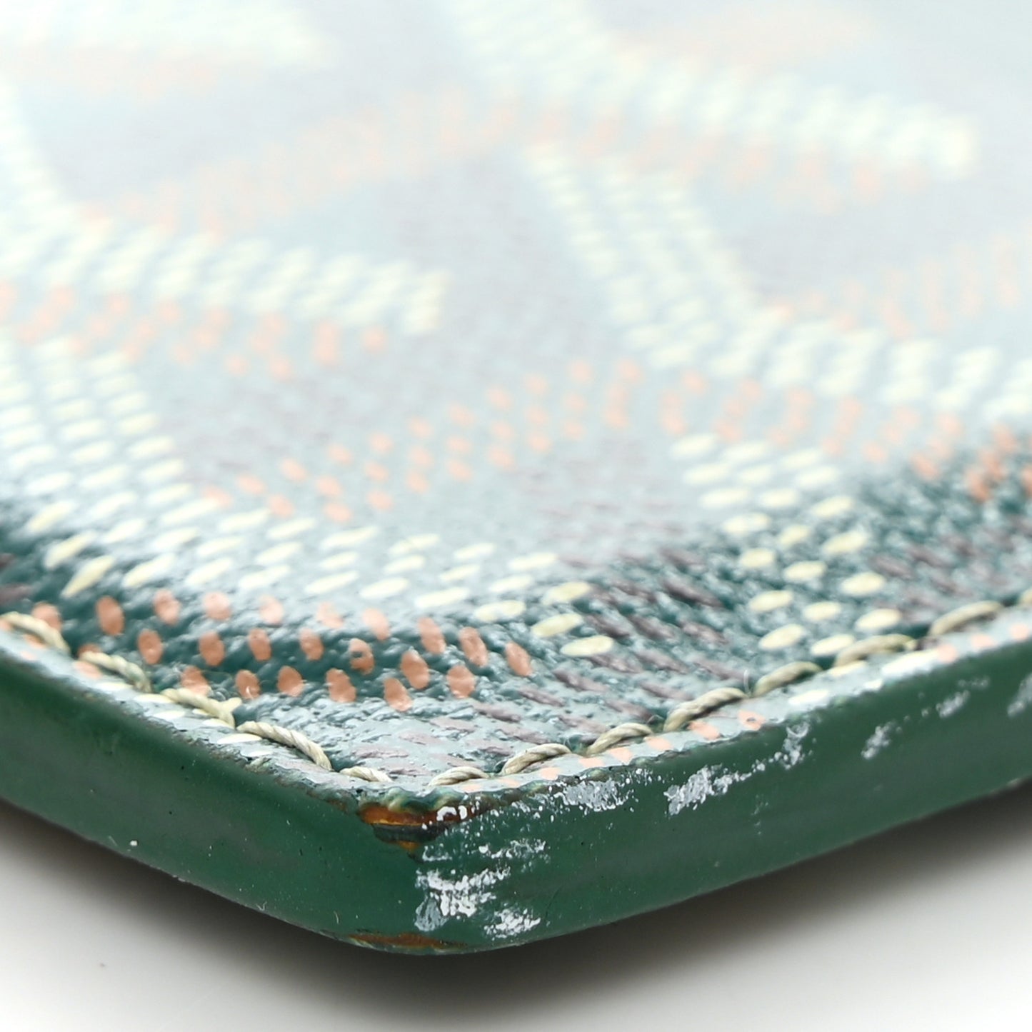 Goyardine Saint Sulpice Card Holder Green