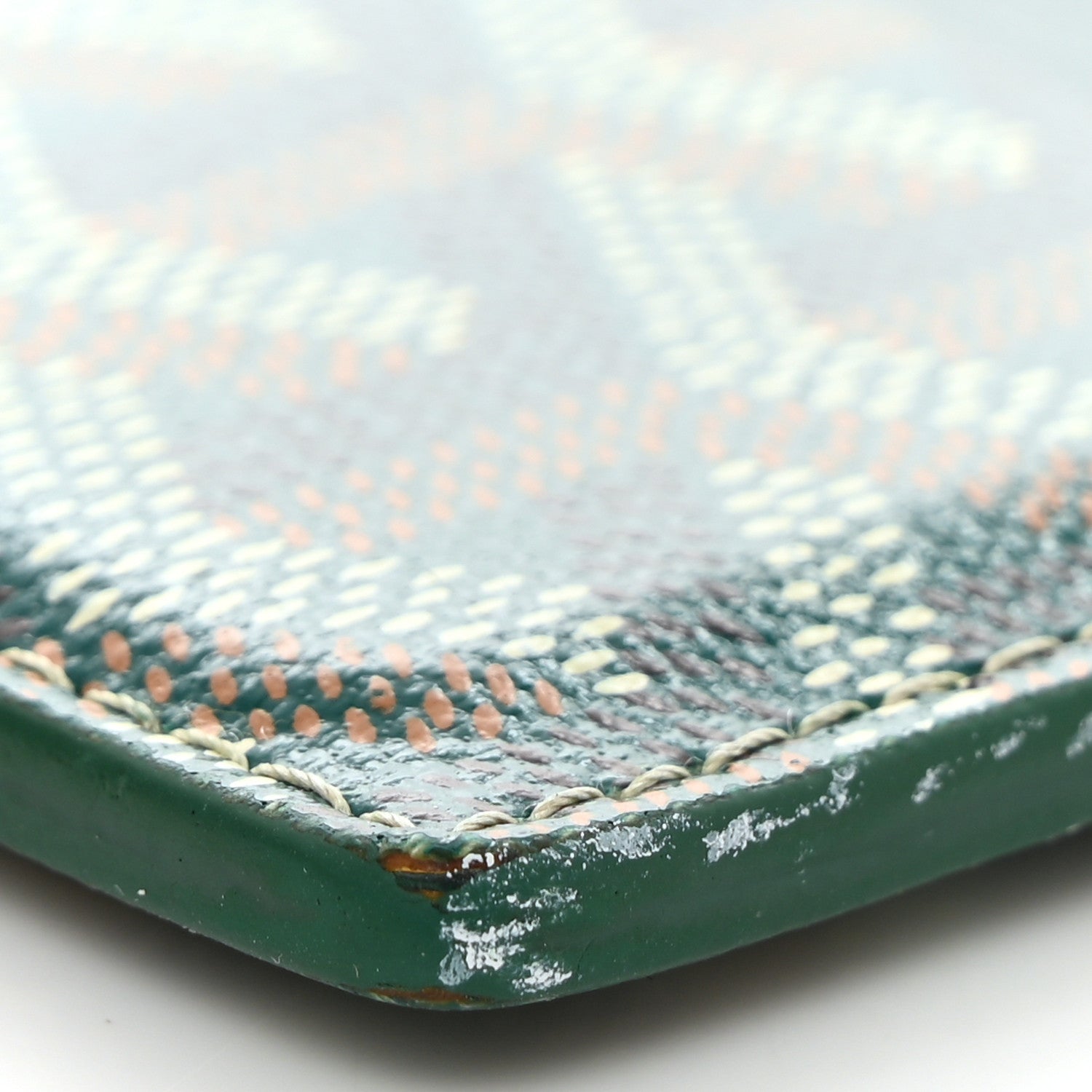 Goyard Goyardine Saint Sulpice Card Holder Green 9 of 10