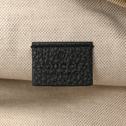 Gucci Grained Calfskin Logo Belt Bag Black 6 of 10