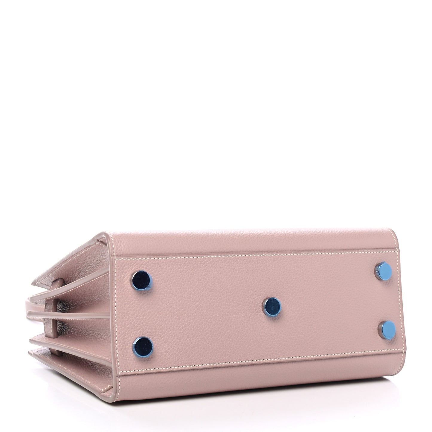 Grained Calfskin Nano Sac De Jour Antique Rose