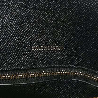Balenciaga Signature Grained Calfskin Graffiti S Ville Top Handle Bag Black Multicolor 6 of 10