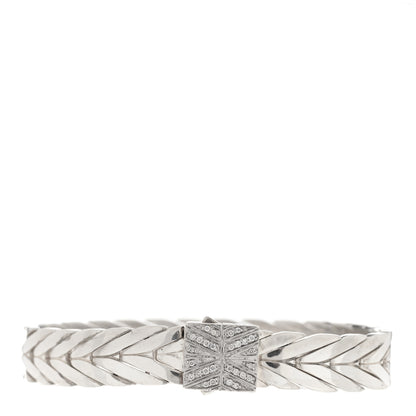 John Hardy Sterling Silver Diamond 11mm Modern Chain Bracelet 2 of 4