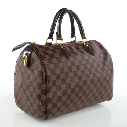 Louis Vuitton Damier Ebene Speedy 30 3 of 16