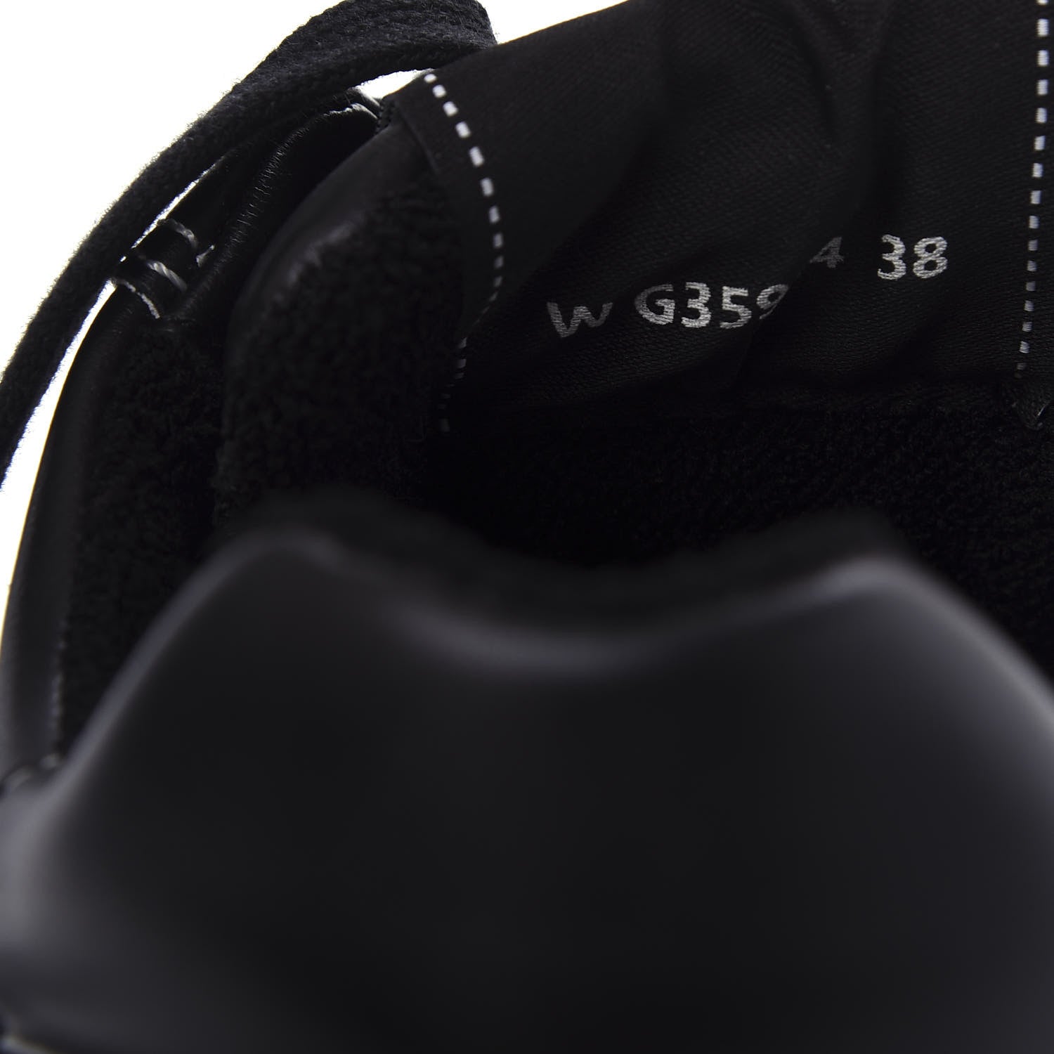 Chanel Calfskin Womens Logo Sneakers 38 Black White 10 of 11