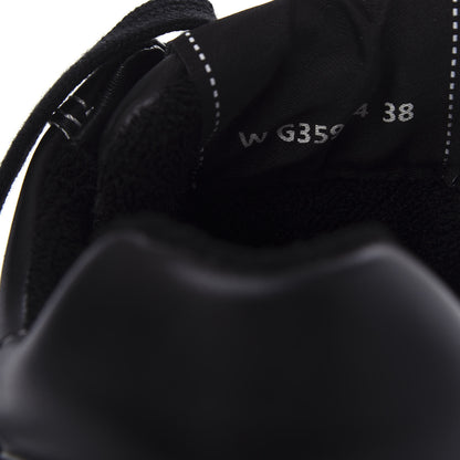 Chanel Calfskin Womens Logo Sneakers 38 Black White 10 of 11