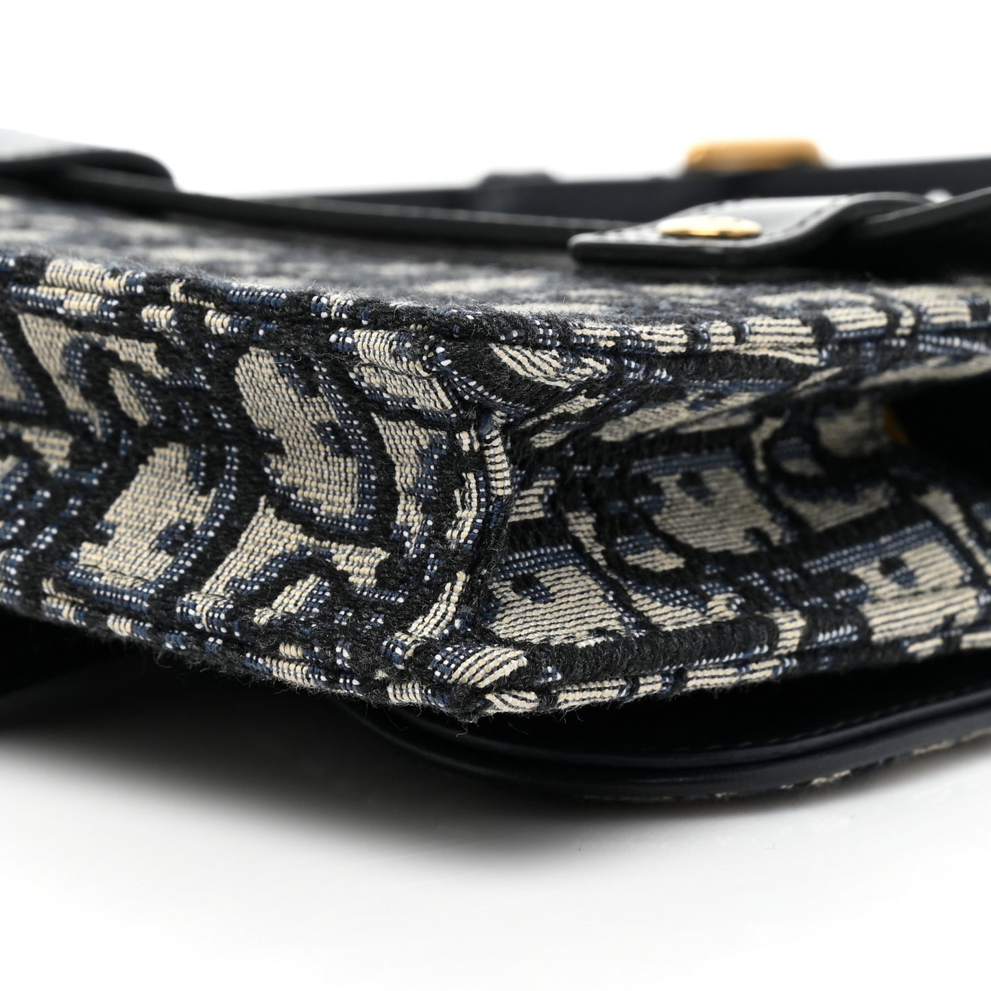 Oblique Saddle Belt Bag Blue