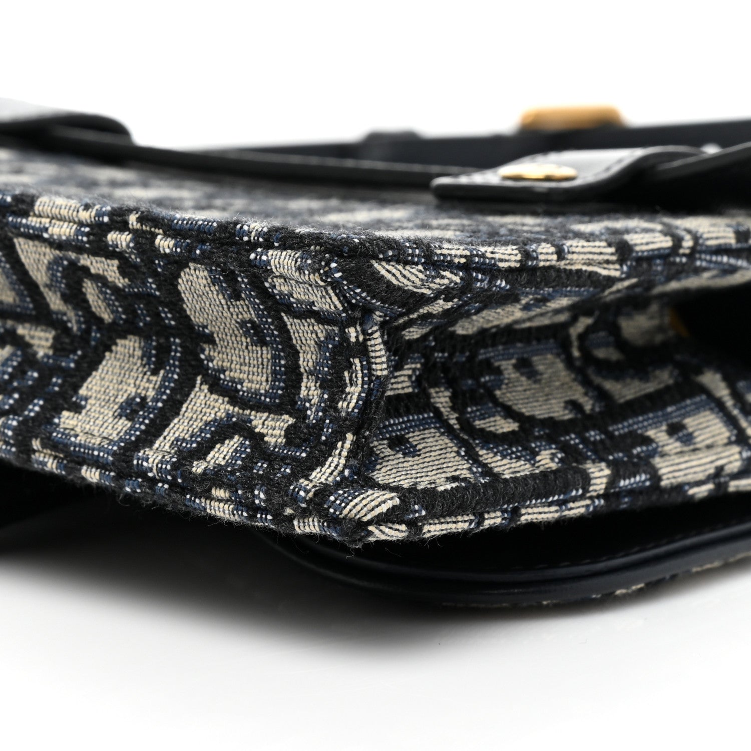 Christian Dior Oblique Saddle Belt Bag Blue 8 of 8