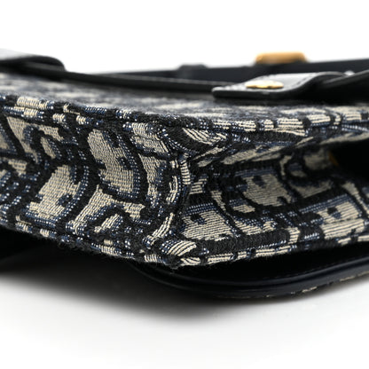 Christian Dior Oblique Saddle Belt Bag Blue 8 of 8