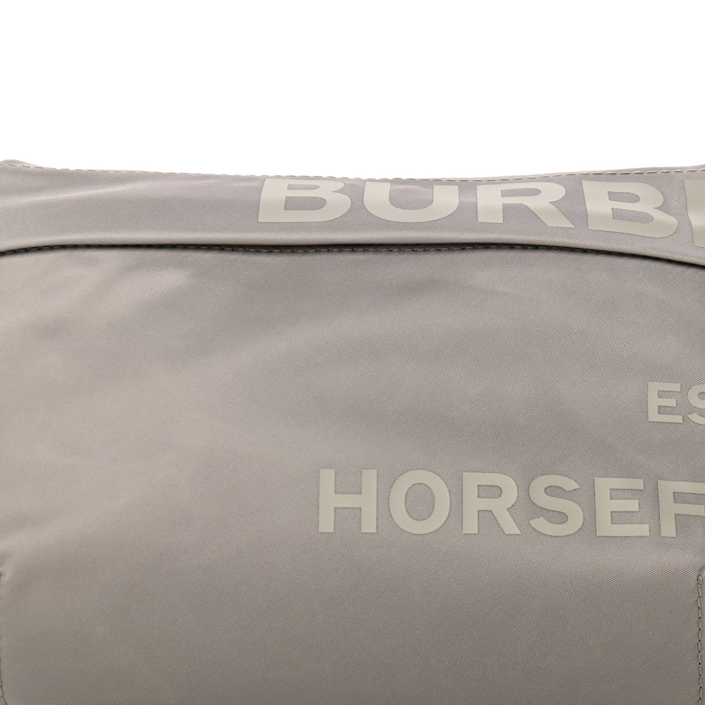 Econyl Horseferry Print Sonny Bum Bag Cloud Grey
