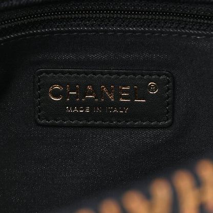 Chanel Denim Quilted Denim Mood Large Flap Black Multicolor 8 of 11