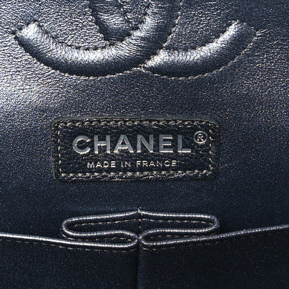 Chanel Pearly Caviar Quilted Medium Double Flap Grey 6 of 10